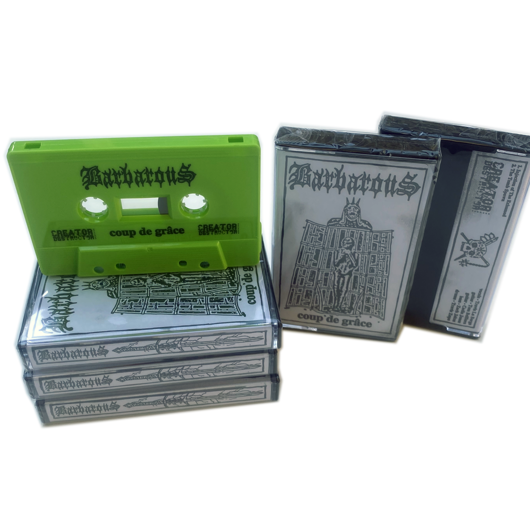 BARBAROUS "Coup de Grace" Demo Cassette