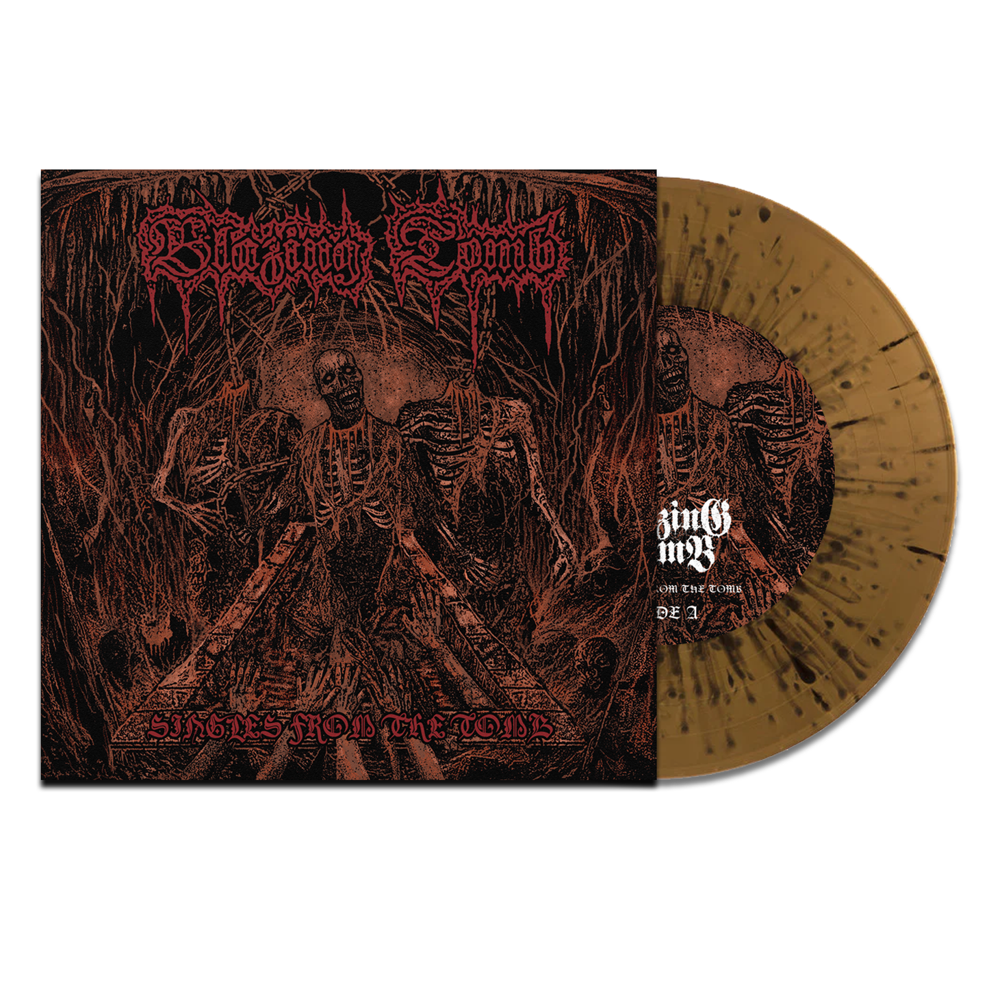BLAZING TOMB "Singles From the Tomb" 7"