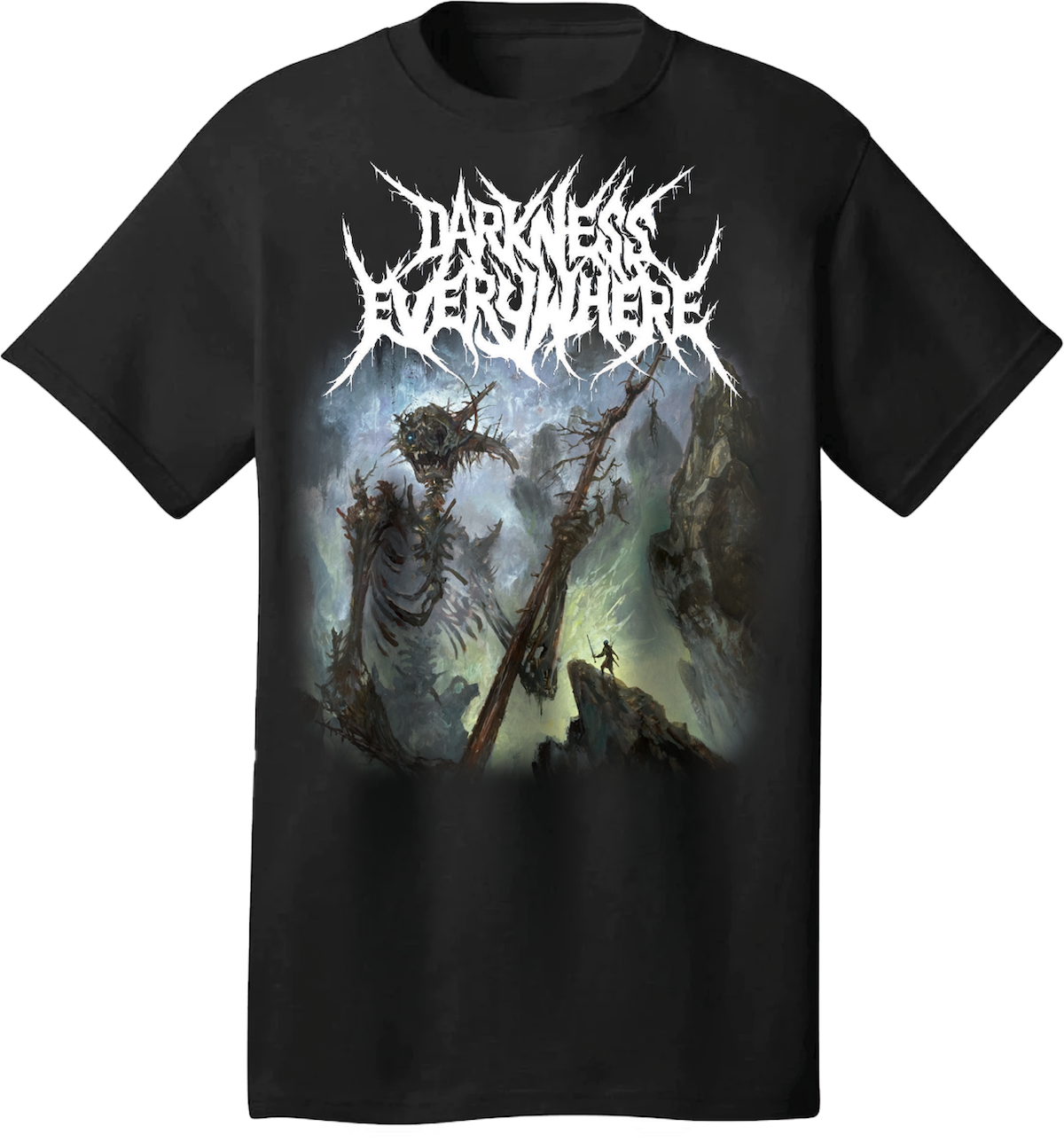 PREORDER:  Darkness Everywhere “To Conquer Eternal Damnation” T-Shirt