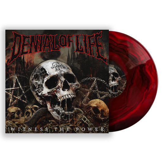 PREORDER:  Denial Of Life "Witness The Power" 12" EP (Red/Black Swirl)