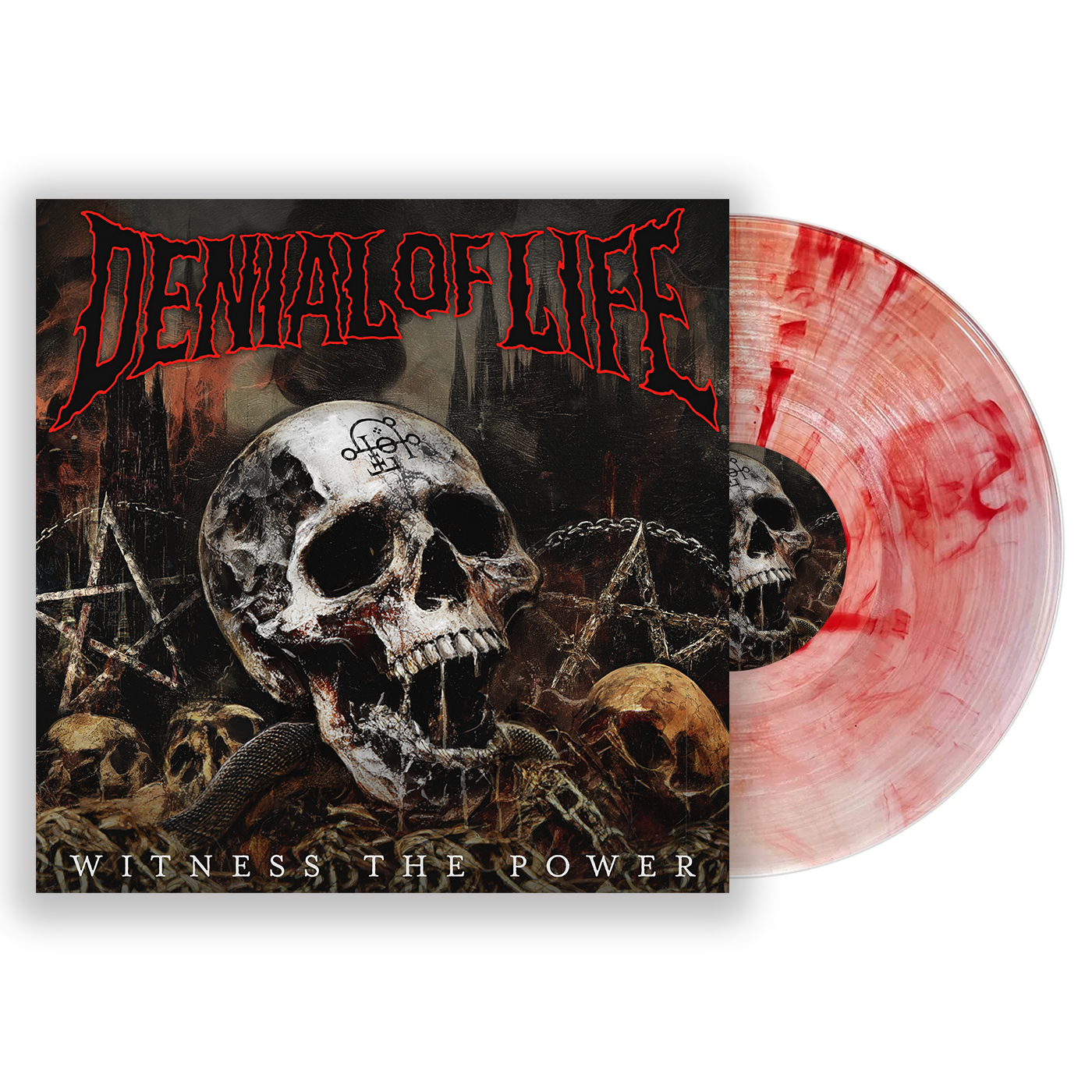 PREORDER:  Denial Of Life "Witness The Power" 12" EP (Bloodshot)