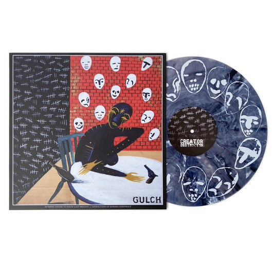 GULCH "Burning Desire to Draw Last Breath + Demolition of Human Construct" 10th Pressing (Bleach Marble)