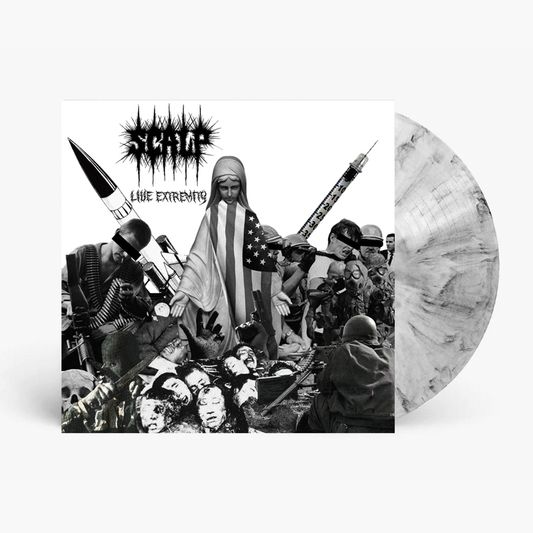 PREORDER:  Scalp "Live Extremity" LP (White/Black Marble)