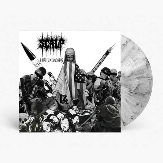 Scalp "Live Extremity" LP (White/Black Marble)