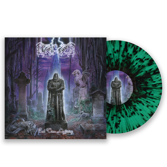 PREORDER:  Upon Stone "End Time Lightning" 12" EP (Green w/ Black Splatter Vinyl)