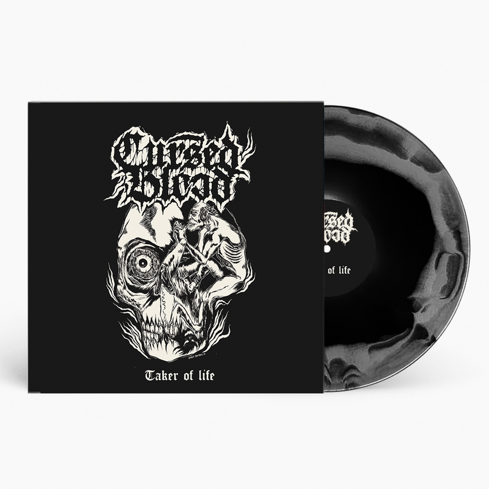 Cursed Blood "Taker of Life" 12" EP (Grey/Black Swirl)