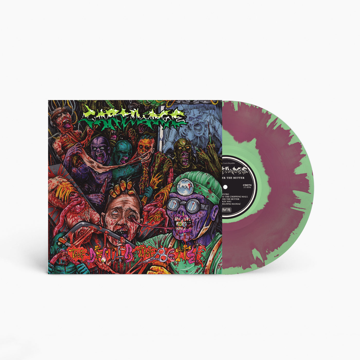 Cartilage "The Deader the Better" LP (Doublemint/Purple Swirl)