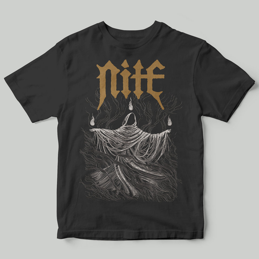 NITE "Darkness Silence Mirror Flame" T-Shirt