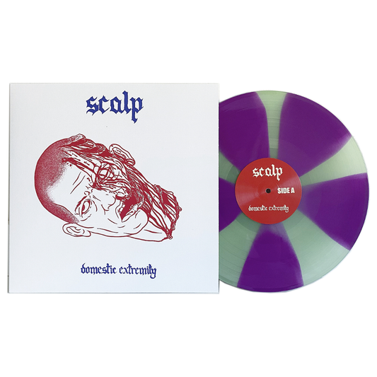 SCALP "Domestic Extremity" LP (4th Pressing - Purple/Green Pinwheels)