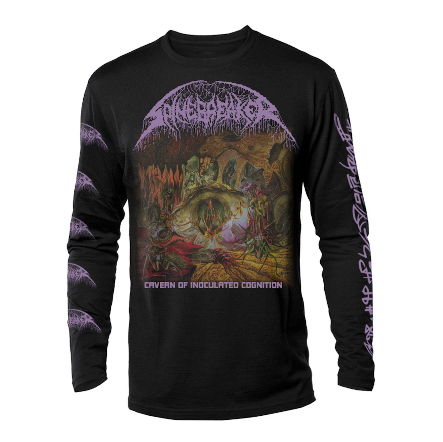 PREORDER:  Spinebreaker "Cavern of Inoculated Cognition" 4 Sided Longsleeve